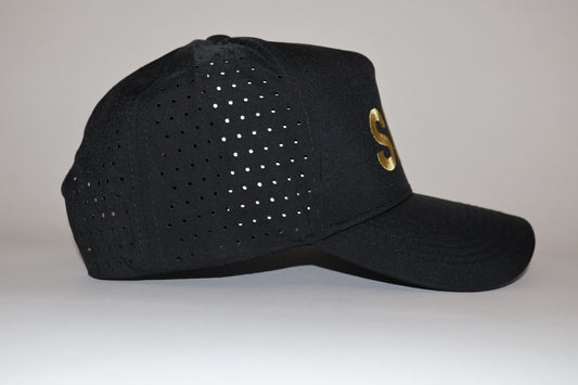 Six Seven Black and Gold Premium Hat