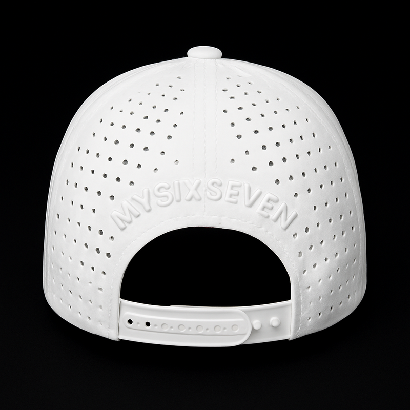 The Tonal White on White Hat. Clean Ambition. Pure Focus.
