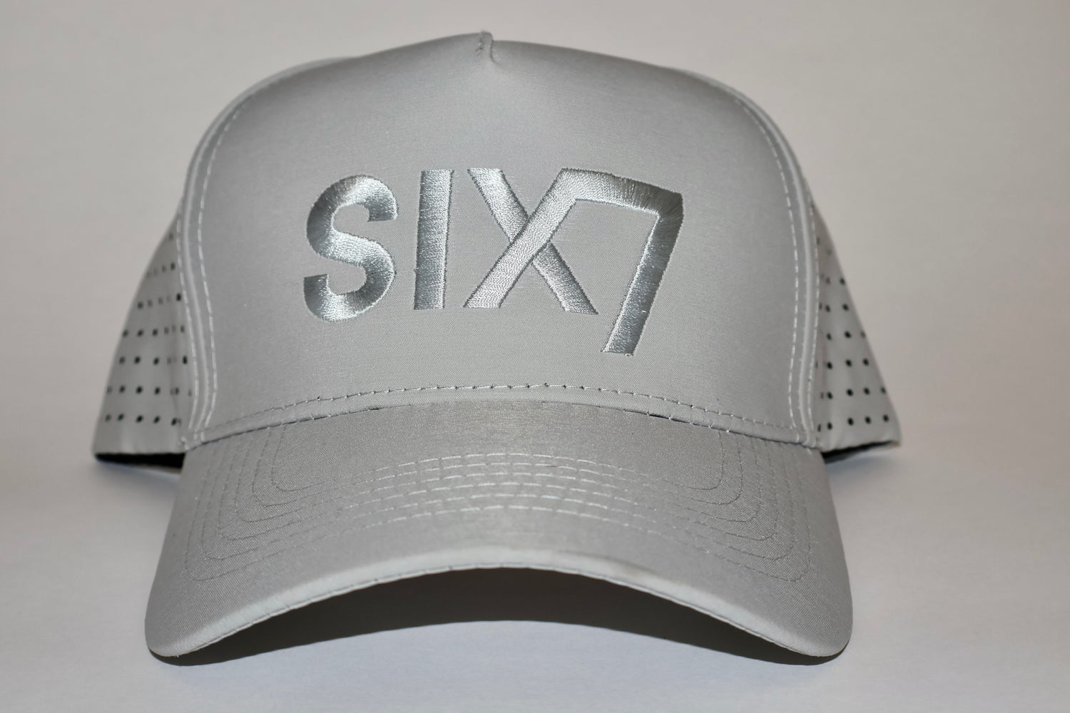 Six Seven Gray on Gray Premium Hat