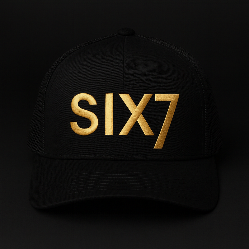 The Black and Gold Signature Hat. Built to Embody Mindset | Wealth | Legacy