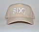 Six Seven Khaki and White Premium Hat