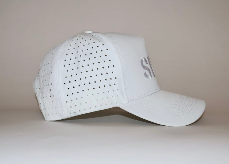 Six Seven White on White Premium Hat
