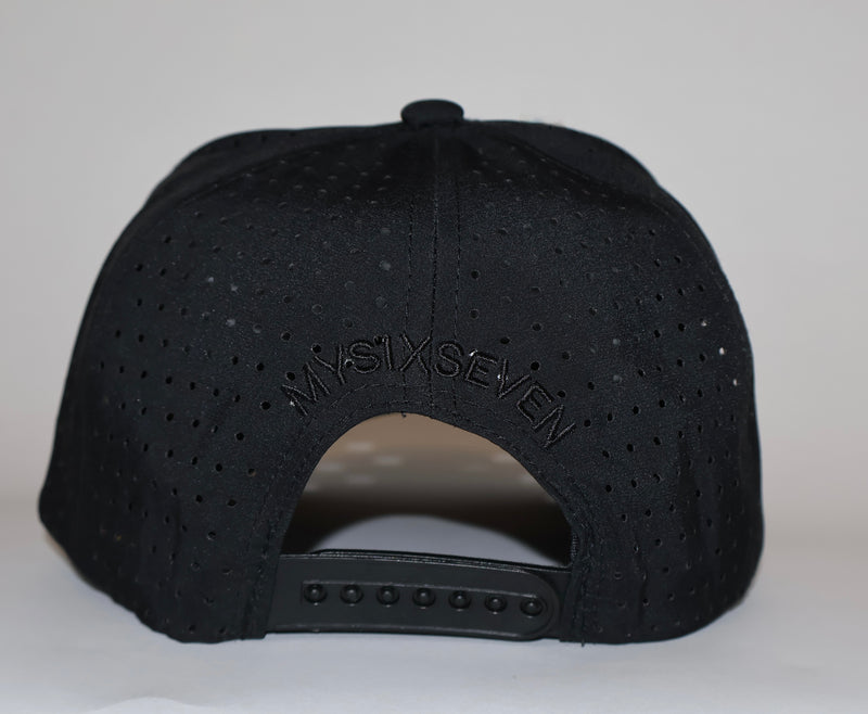 Six Seven Black on Black Premium Hat