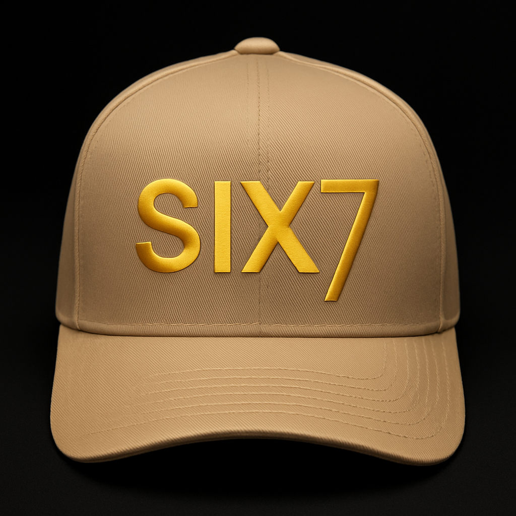 The Special Edition Beige and Gold Hat. Refined Strength. Royal Finish.