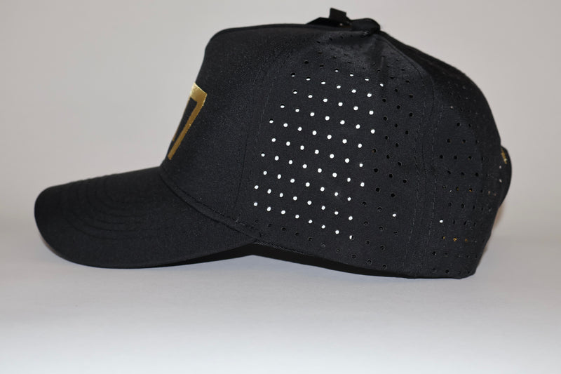 Six Seven Black and Gold Premium Hat