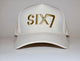 Six Seven Beige and Gold Premium Hat