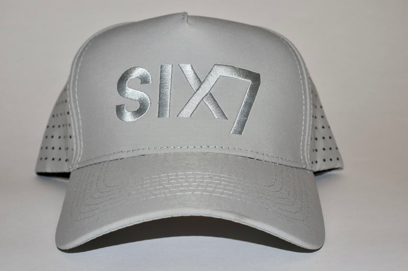 Six Seven Gray on Gray Premium Hat