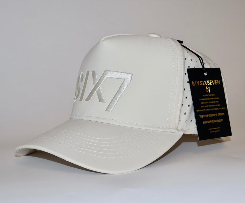 Six Seven Beige on Beige Premium Hat